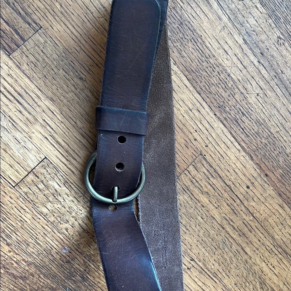 All Saints Brown Leather Belt Bag